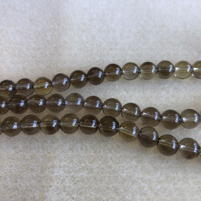 8mm Lemon Quartz Smooth Round