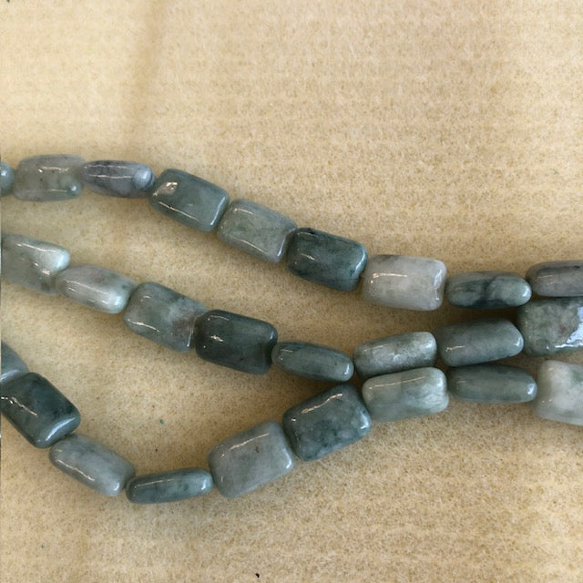 18x13mm Burma Jade Rectangle
