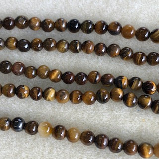 6mm Tiger Eye Smooth Round