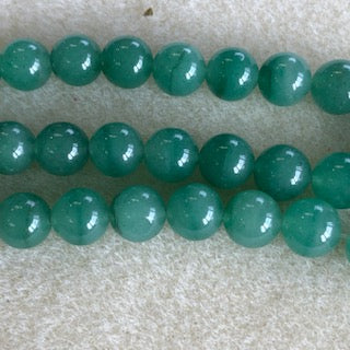 8mm Green Aventurine Smooth Round