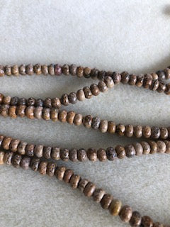 6x3mm Picture Jasper Rondelle