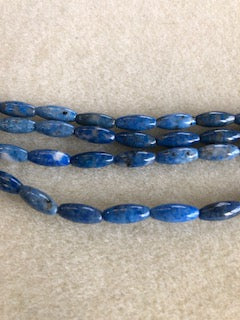 12x5mm Denim Lapis Rice