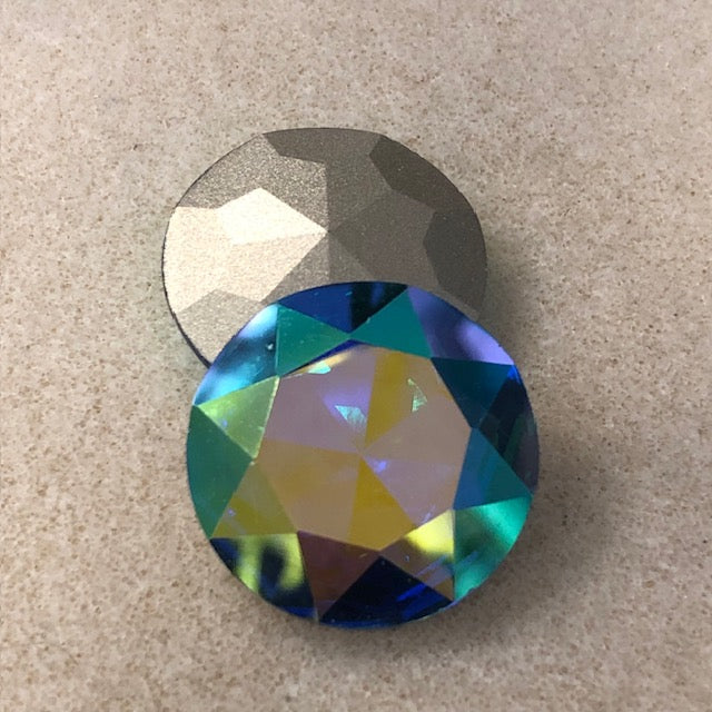 Aquamarine AB - 27mm Rivoli Crystal