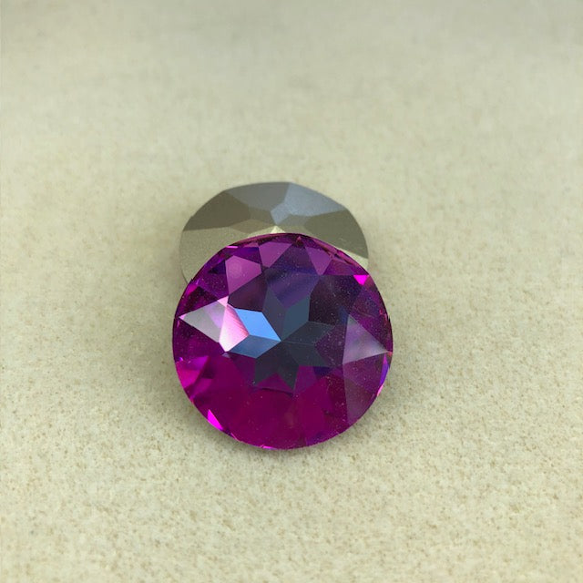 Burgundy - 27mmm Gem Flower Rhinestone