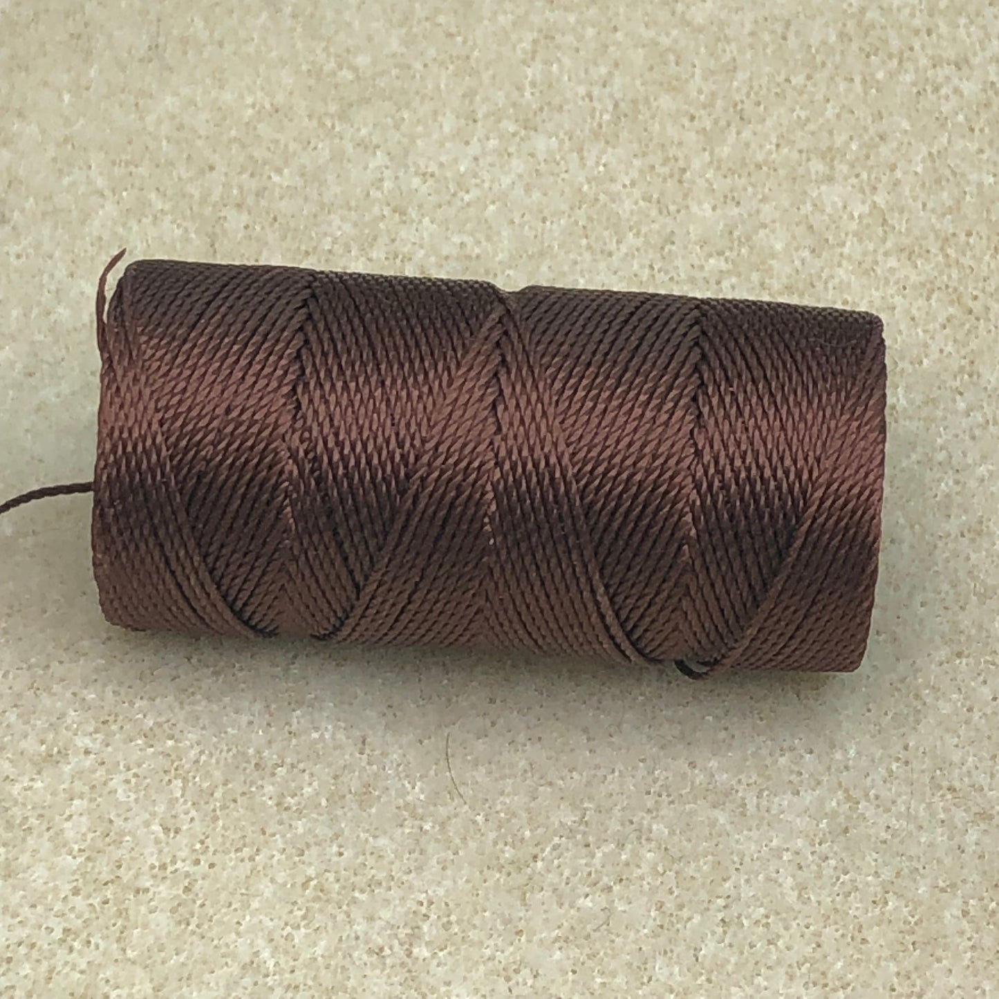 Clon Fine Wt Bead Cord Tex135 50 yd - Brown