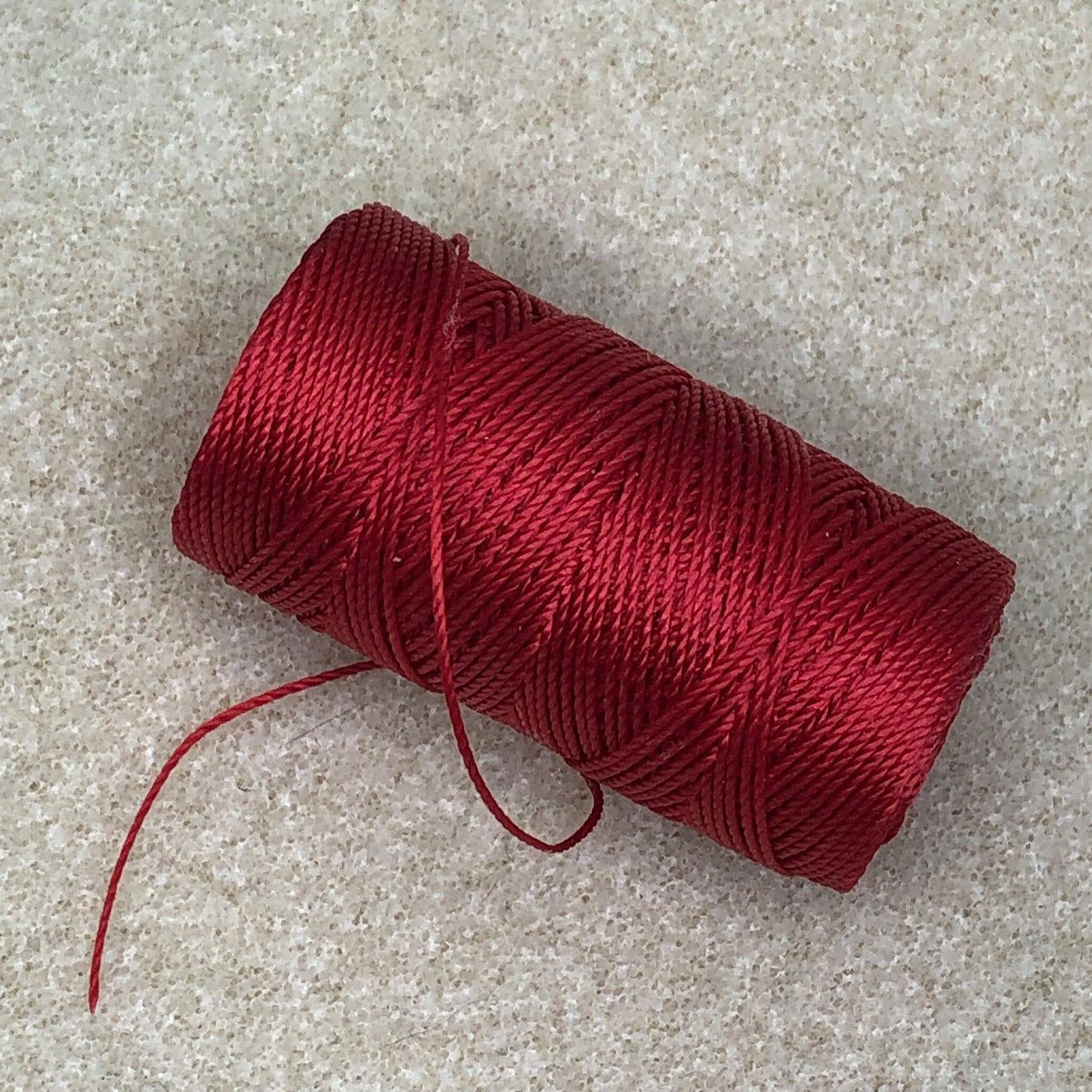 CLon Fine Wt Bead Cord Tex135 50 yd - Shanghai Red