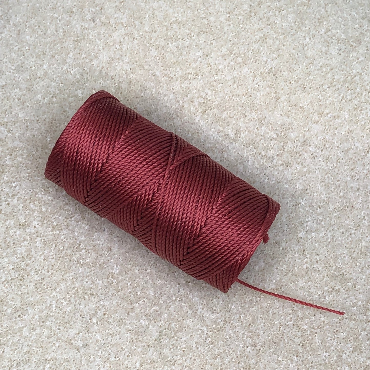 CLon Fine Wt Bead Cord Tex135 50 yd - Venetian Red