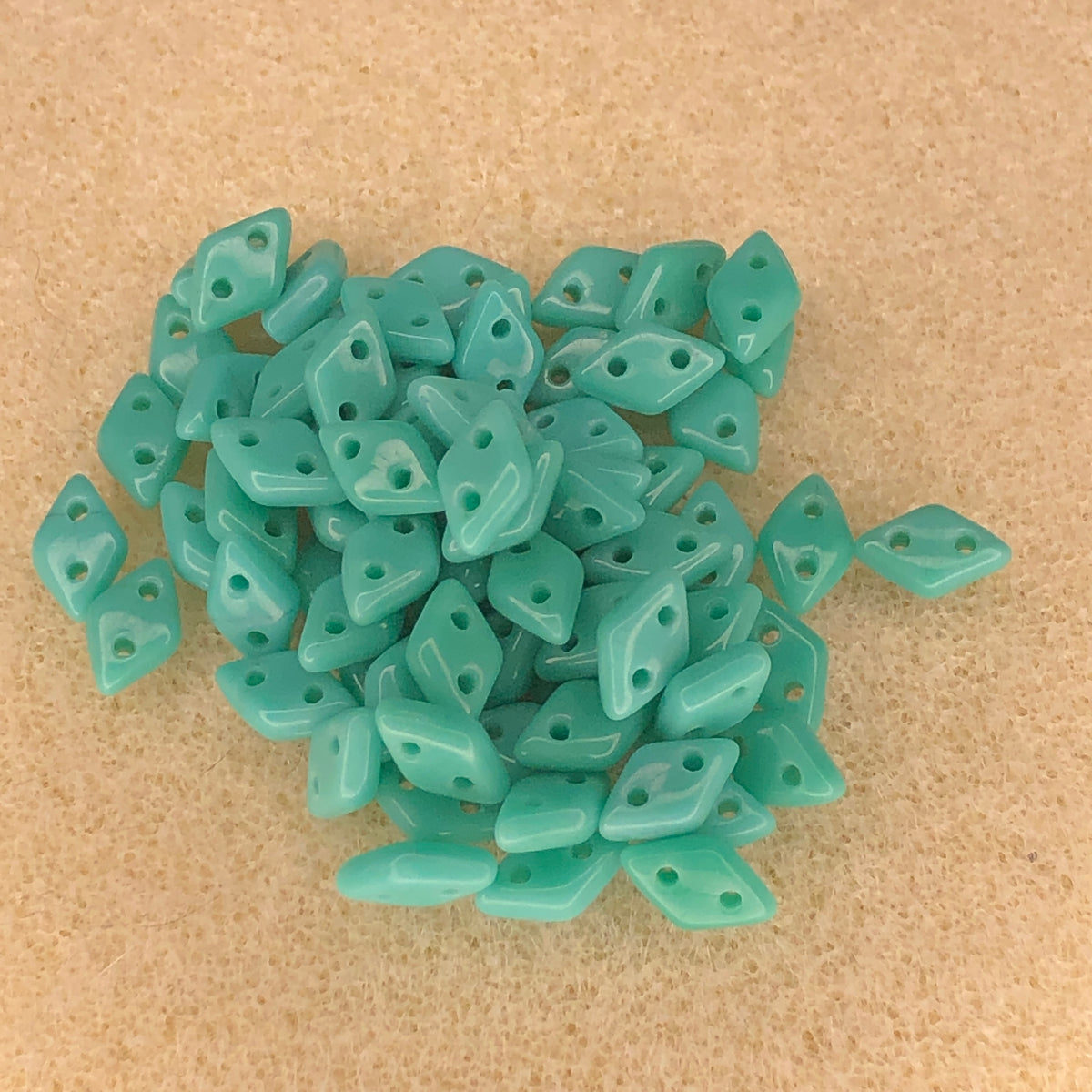 6.5x4mm CzechMates Diamond - Turquoise