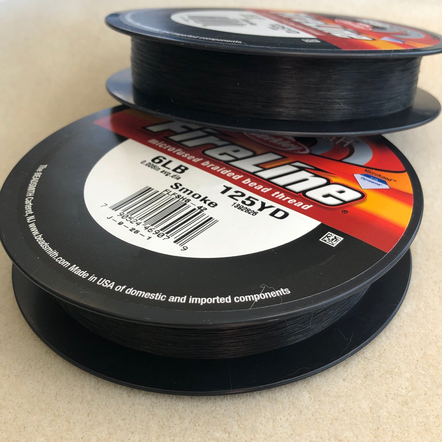 6 lb Fireline 125 yards - Smoke Grey