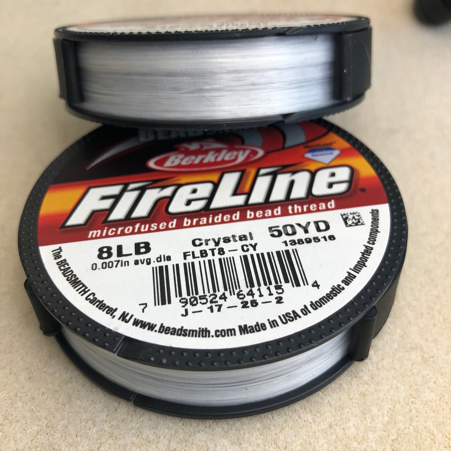8 lb Fireline 50 yards - Crystal
