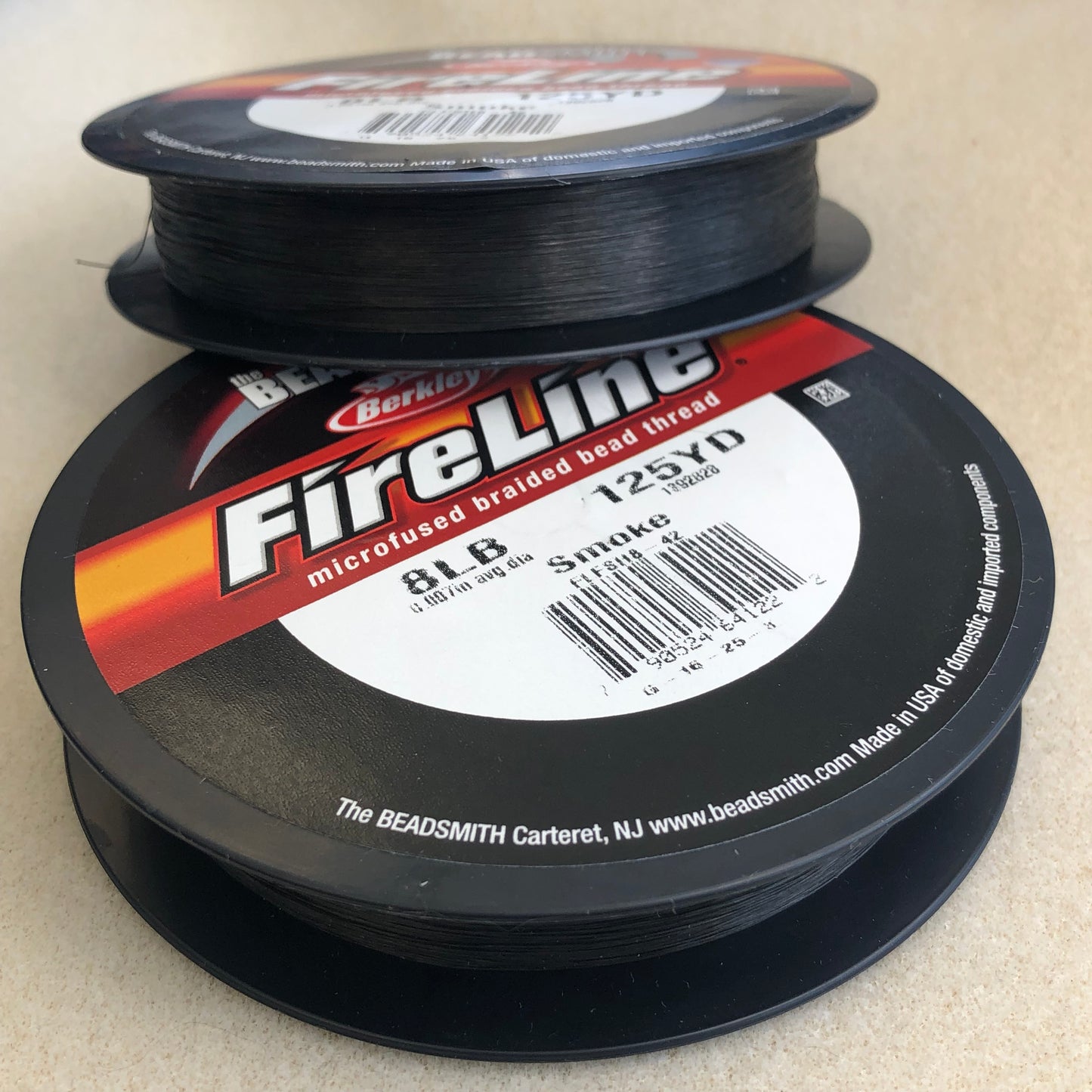 8 lb Fireline 125 yards - Smoke Grey