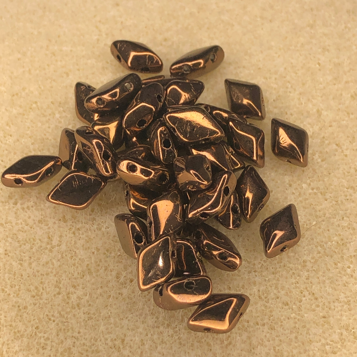 8x5mm Gemduo - Dark Bronze