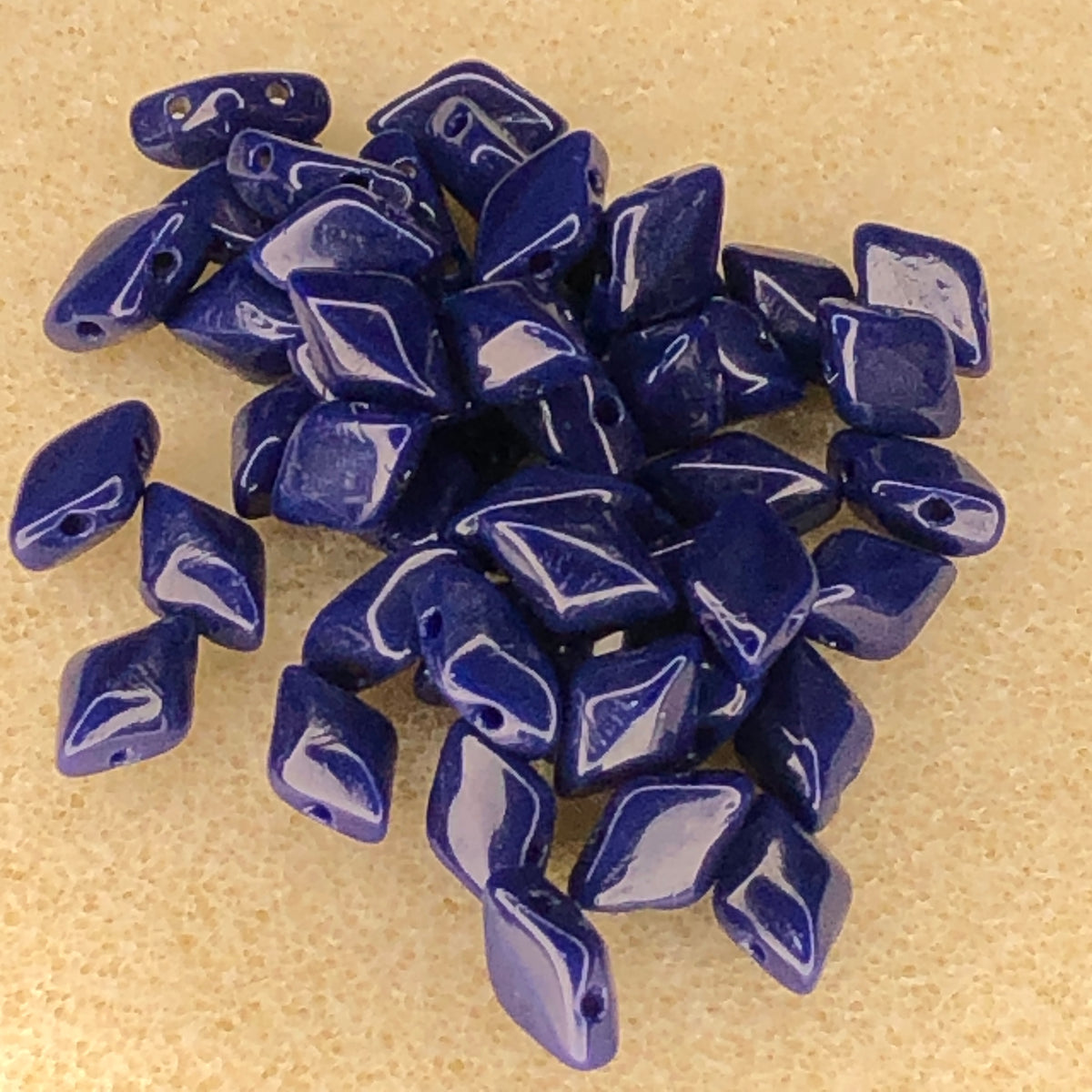 8x5mm Gemduo - Navy Opaque