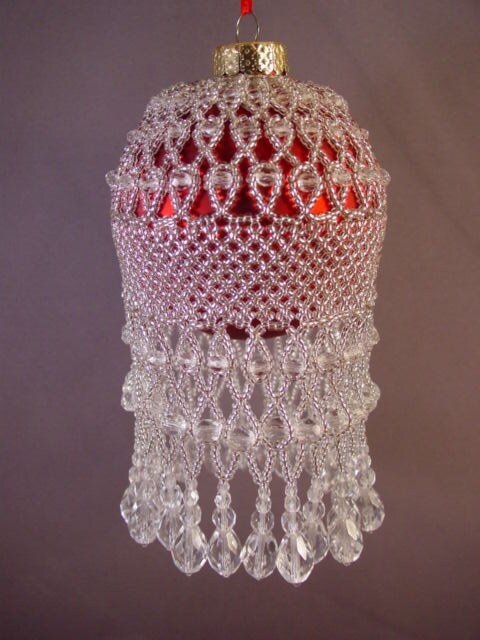 Le Fameux Beaded Christmas Ornament Cover Pattern