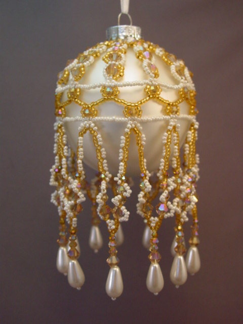 Once Upon A Time Beaded Christmas Ornament Cover Pattern