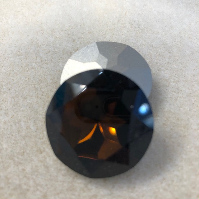 Smoked Topaz - 27mm Rivoli Crystal