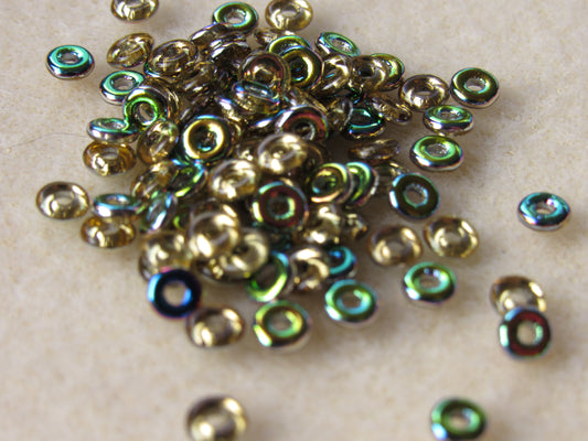 28101 - 1x4mm O-Bead - Topaz Vitrail