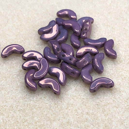 111623003 - 5x10mm Arcos Par Puca - Op Mix Amethyst/Gold Ceramic Look