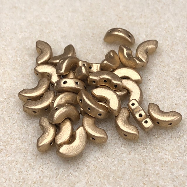 111623006 - 5x10mm Arcos Par Puca - Matte Light Gold
