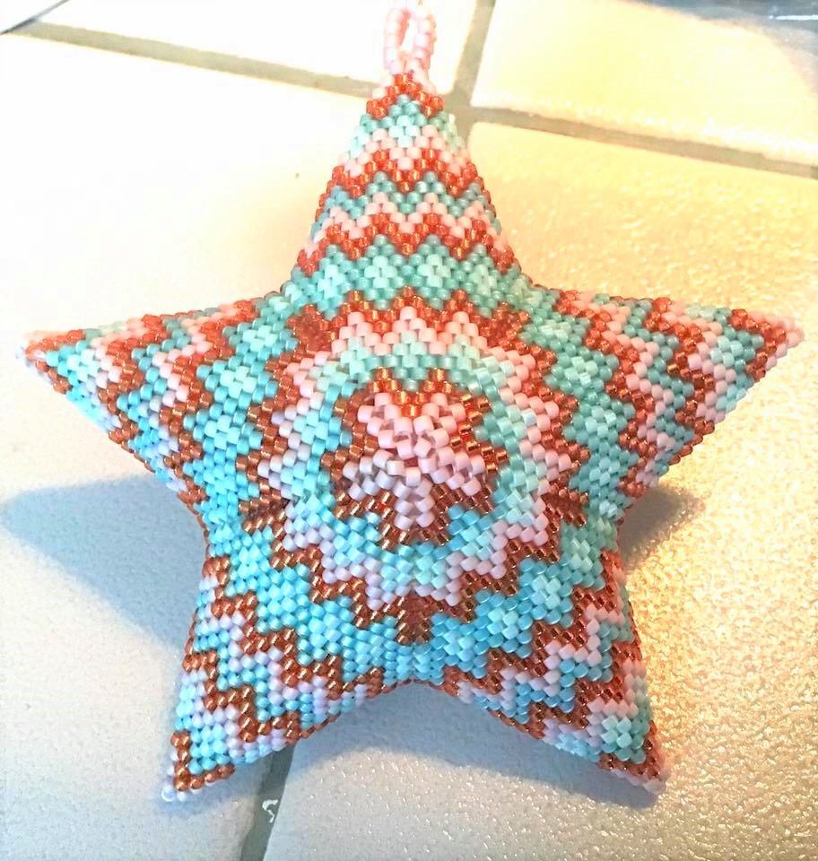 Blanket 3D Puffy Peyote Star