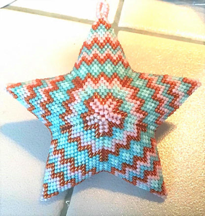 Blanket 3D Puffy Peyote Star