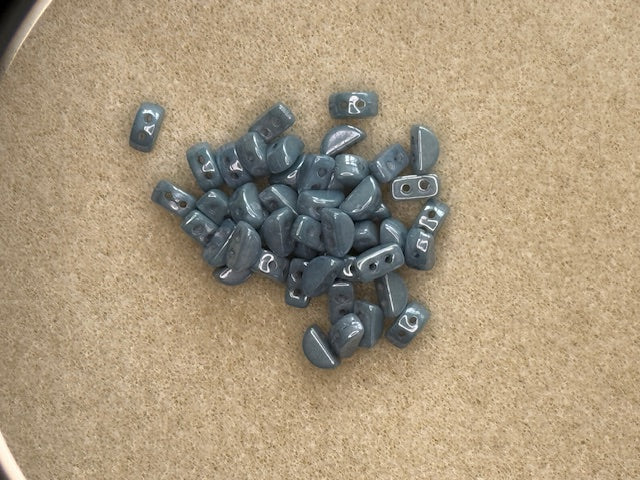 14464 - Kos Par Puca 6x3mm - Opaque Blue Grey