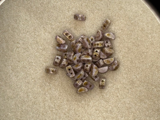 15695 - Kos Par Puca 6x3mm - Opaque Rose Gold Ceramic