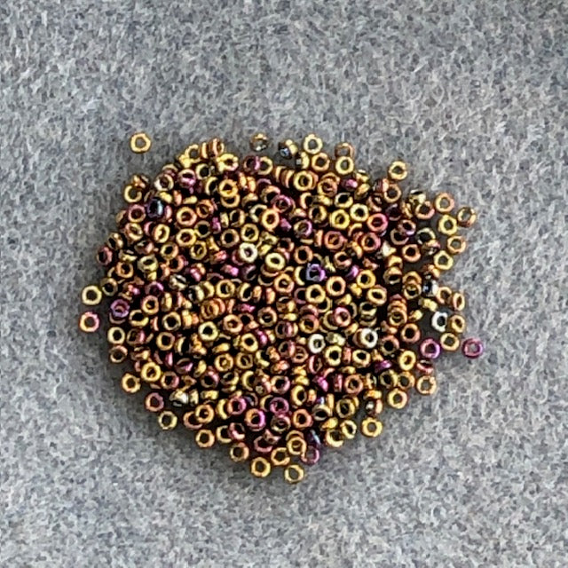 0188 - 2.2mm Miyuki Spacer Bead - Metallic Purple