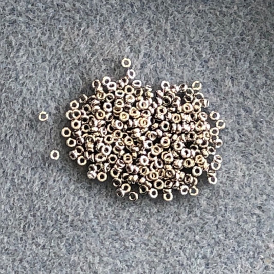 0194 - 2.2mm Miyuki Spacer Bead - Palladium Plated