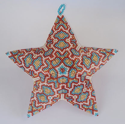 Majestic Orient 3D Puffy Peyote Star