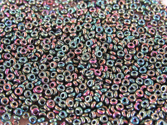 508 - 11/0 Toho Demi Round - Olivine Iris Higher Metallic