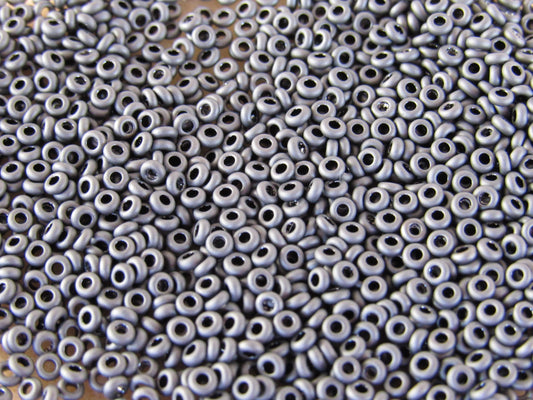 611 - 11/0 Toho Demi Round - Matte Metallic Gunmetal