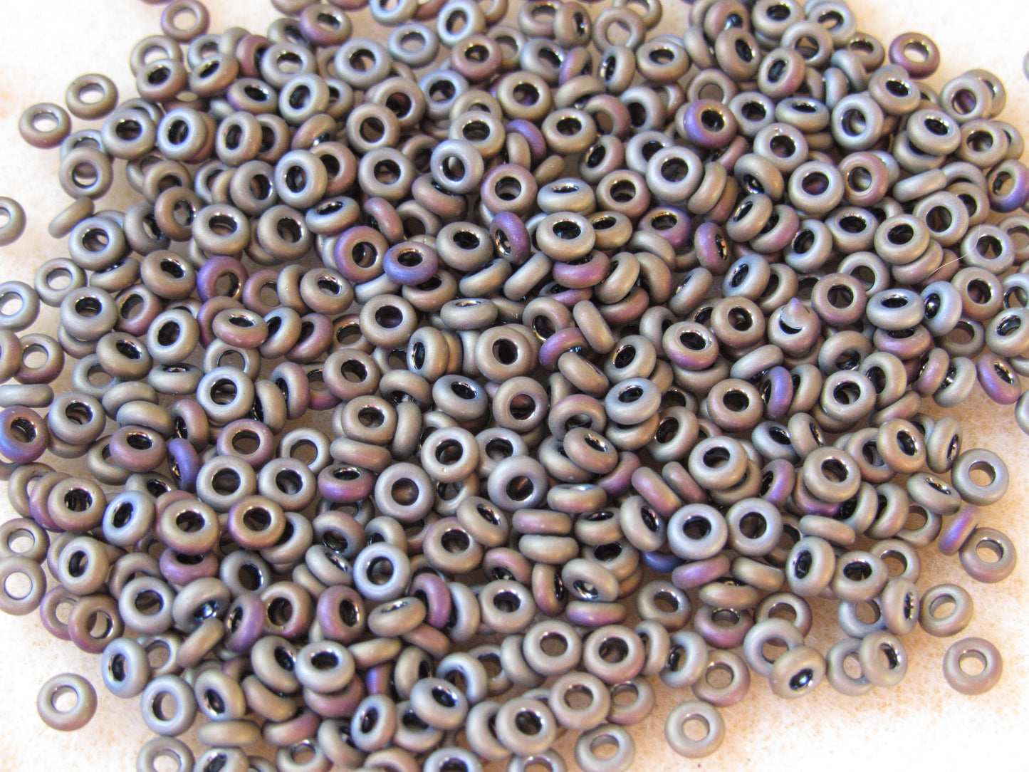 614 - 8/0 Toho Demi Round - Matte Metallic Gravel