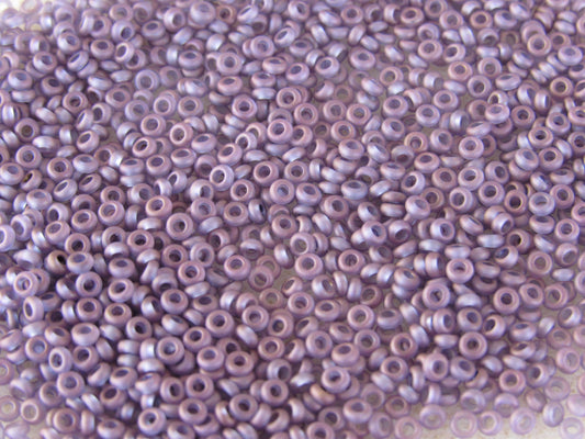 633F - 11/0 Toho Demi Round - Mat Amethyst Gold Luster