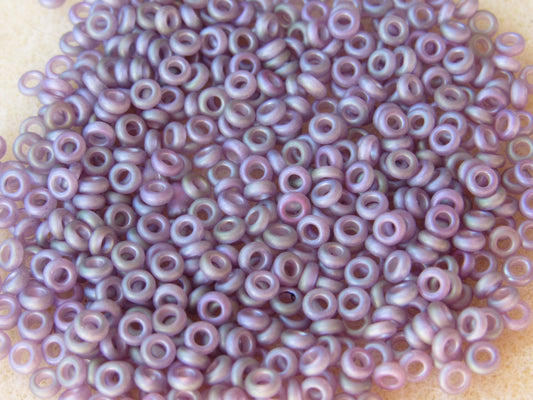 635F - 8/0 Toho Demi Round - Matte Purple Gold Luster