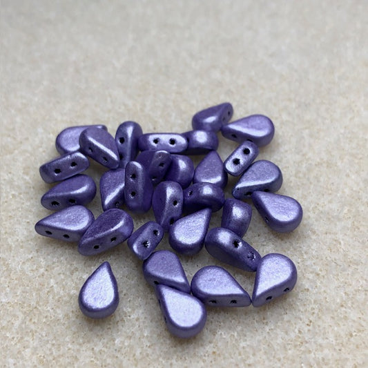 79021 - 5x8 mm Amos Par Puca  - Metallic Matte Purple