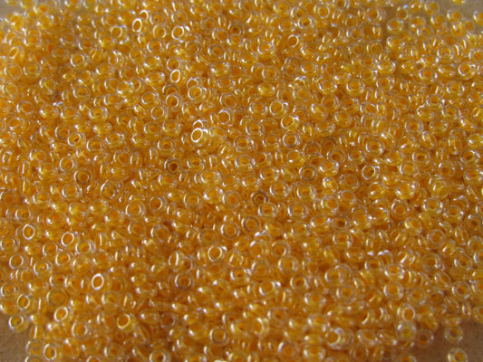 801 - 11/0 Toho Demi Round - Luminous Neon Tangerine