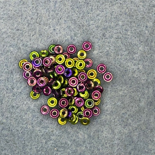 95000 - 1x4mm O-Bead - Crystal Magic Orchid
