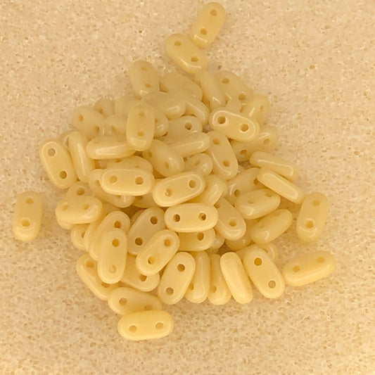 6x2mm CzechMates Bar - Antique Beige