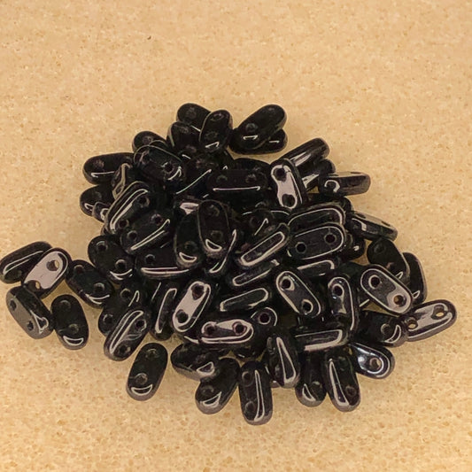 6x2mm CzechMates Bar - Jet