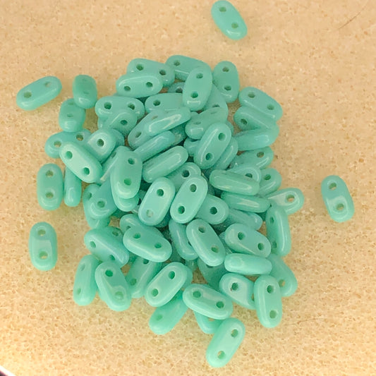 6x2mm CzechMates Bar - Turquoise