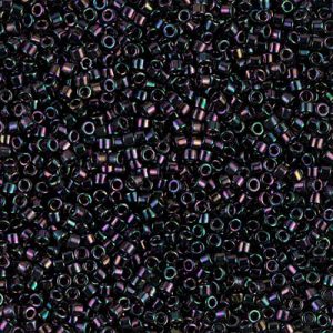 DB0004 - 11/0 Miyuki Delica Seed Bead - Met Dark Plum Iris