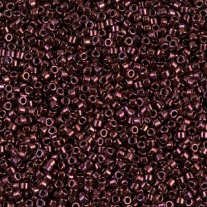 DB0012 - 11/0 Miyuki Delica Seed Beads - Metallic Dark Raspberry