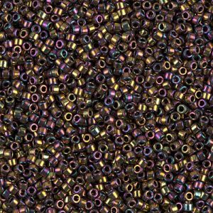 DB0023 - 11/0 Miyuki Delica Seed Bead - Metallic Gold Iris