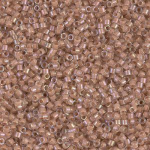 DB0069 - 11/0 Miyuki Delica Seed Bead - Blush Lined Crystal AB