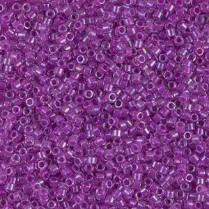 DB0073 - 11/0 Miyuki Seed Beads - Magenta Lined Crystal AB