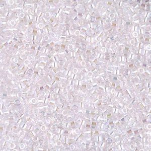 DB0082 - 11/0 Miyuki Delica Seed Beads - Tr Pale Pink AB