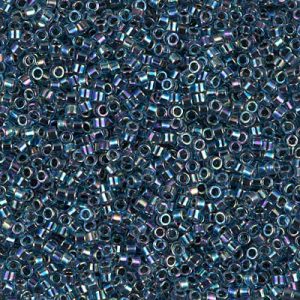 DB0085 - 11/0 Miyuki Delica Seed Bead - Blue Lined Aqua AB