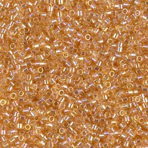 DB0100 - 11/0 Miyuki Delica Seed Bead - Transparent Light Topaz AB