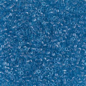 DB0113 - 11/0 Miyuki Delica Seed Bead - Transparent Blue Luster